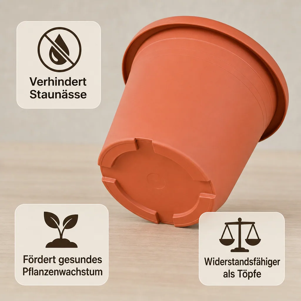 Blumentopf, Pflanztopf terracotta, CYLINDRO ca. Ø 40 cm, 21,5 Liter