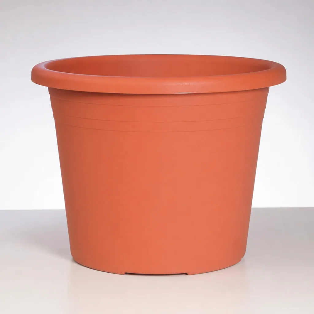 Blumentopf 50 cm, CYLINDRO, terracotta, 42 Liter, Kunststoff Pflanztopf