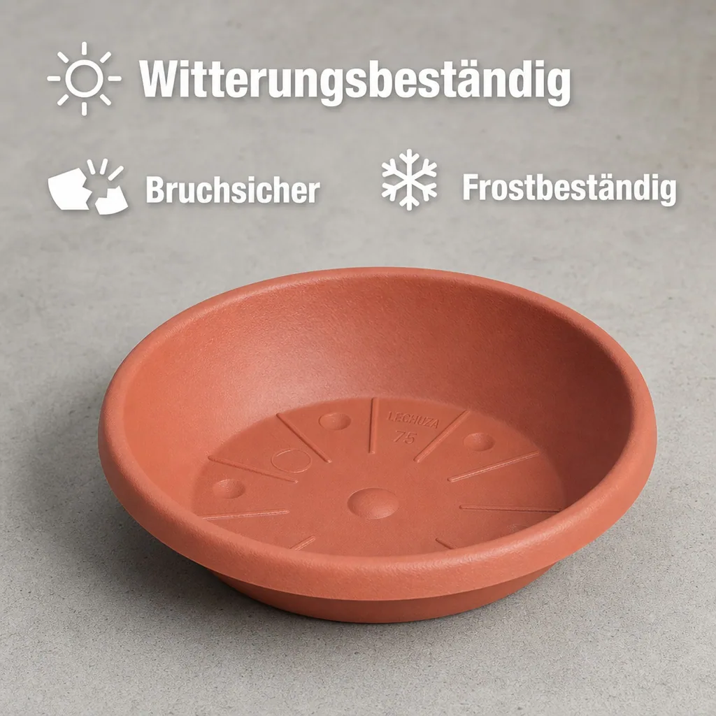 Blumentopfuntersetzer CYLINDRO ca. Ø 29 cm - terracotta