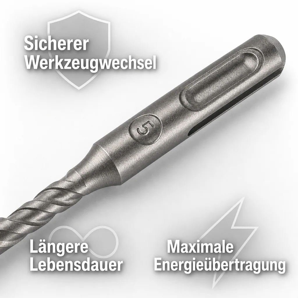 SDS Plus Hammerbohrer, 10mm, 4 Schneider, Betonbohrer, Ø 10.0mm x 260mm