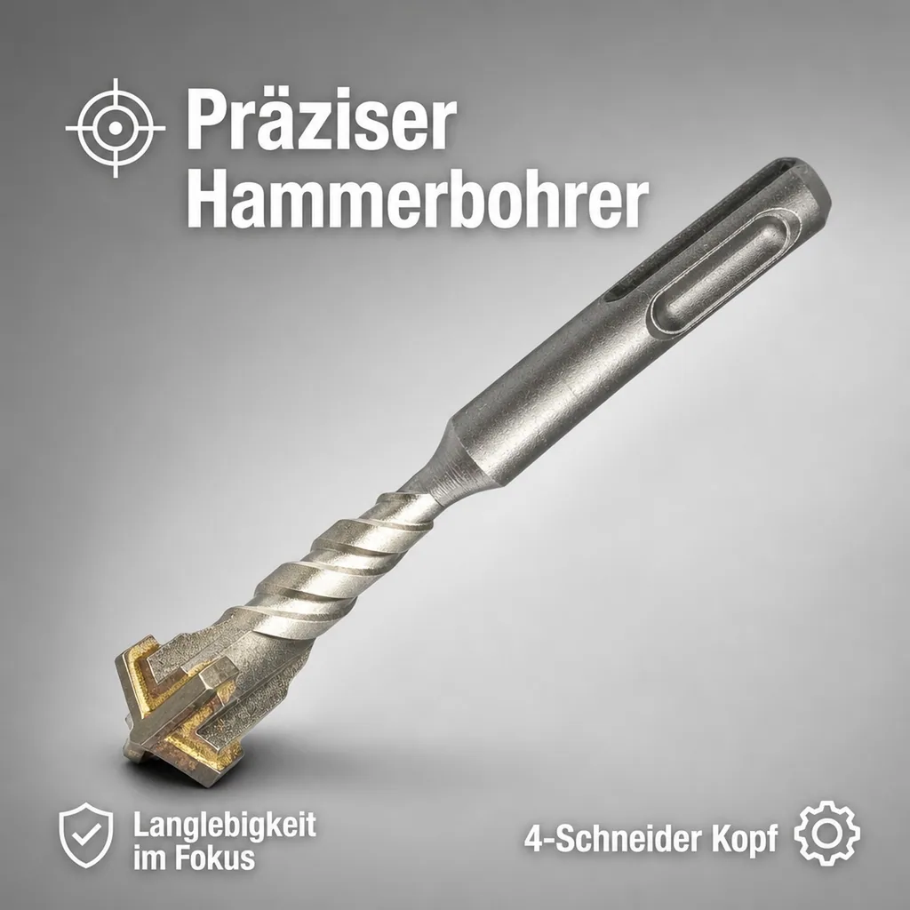 Hammerbohrer SDS Plus, 15mm, 160mm, 4 Schneider, Betonbohrer