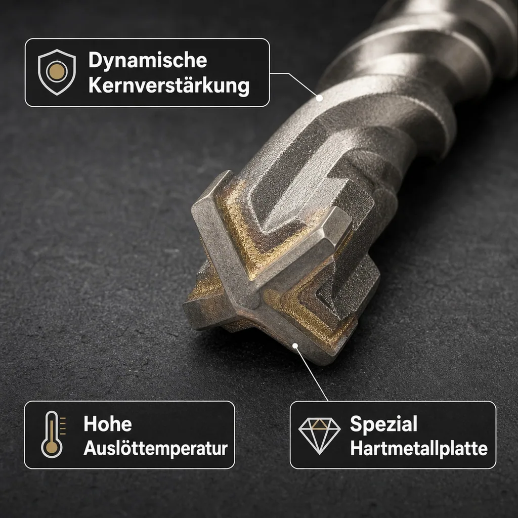Hammerbohrer SDS Plus, 18mm, 4 Schneider, Betonbohrer