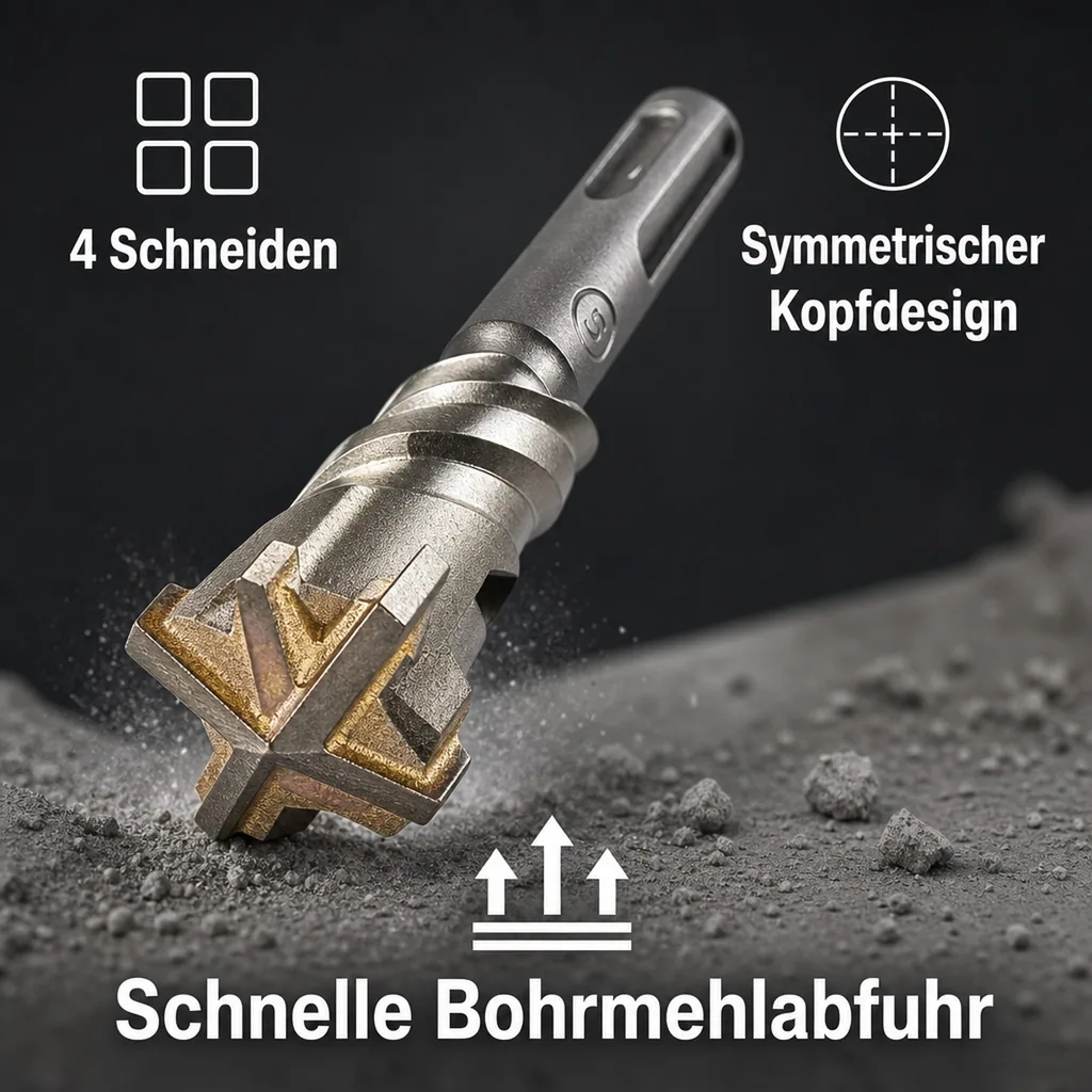 Hammerbohrer SDS Plus, 18mm, 4 Schneider, Betonbohrer