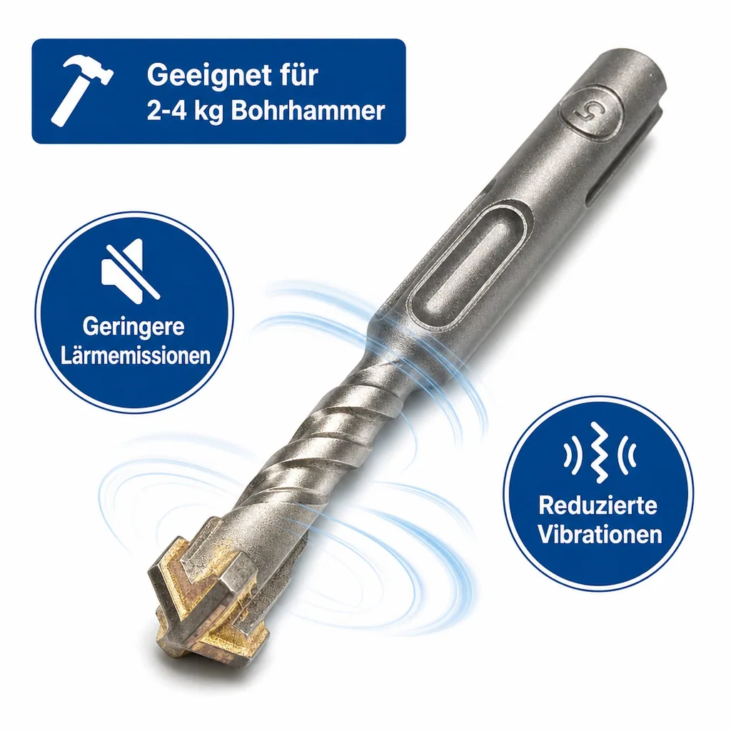 Hammerbohrer SDS Plus, 5mm, Betonbohrer, 4 Schneider