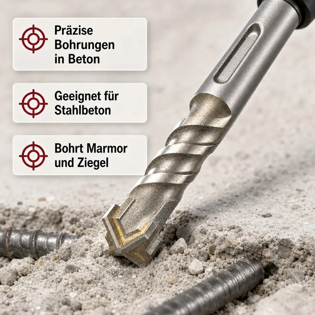 Hammerbohrer SDS Plus, 5mm, Betonbohrer, 4 Schneider