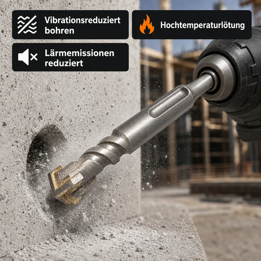 Hammerbohrer SDS Plus 6mm, 4-Schneider, Betonbohrer