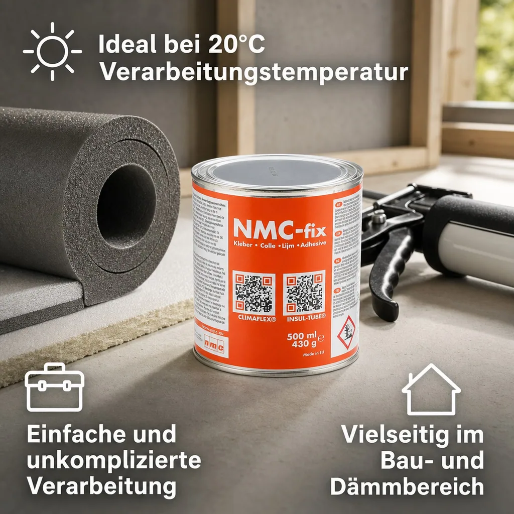 Kontaktkleber 500ml, stark haftend für Dämmstoffe und Metall