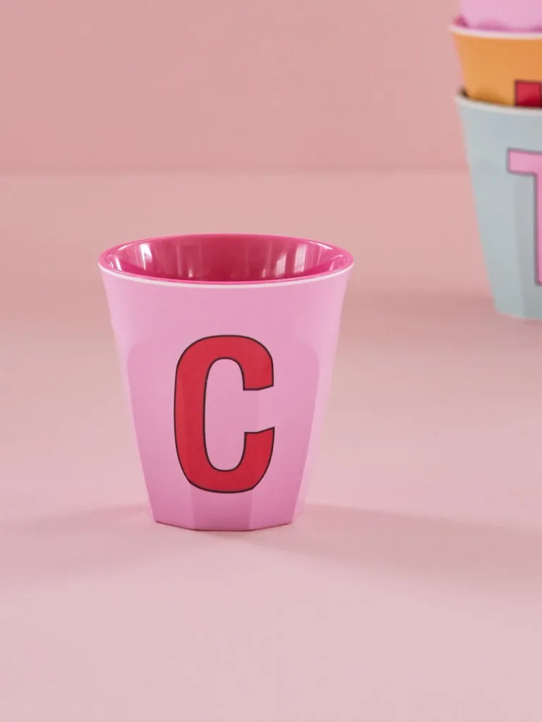 RICE Becher - C, 250 ml, Melamine, Farbe: rosa