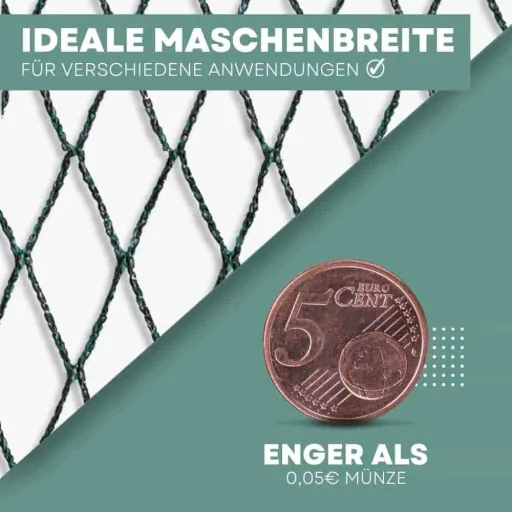 Teichschutznetz 3x4m, 12m², Laubschutznetz Teich, Engmaschiges Netz