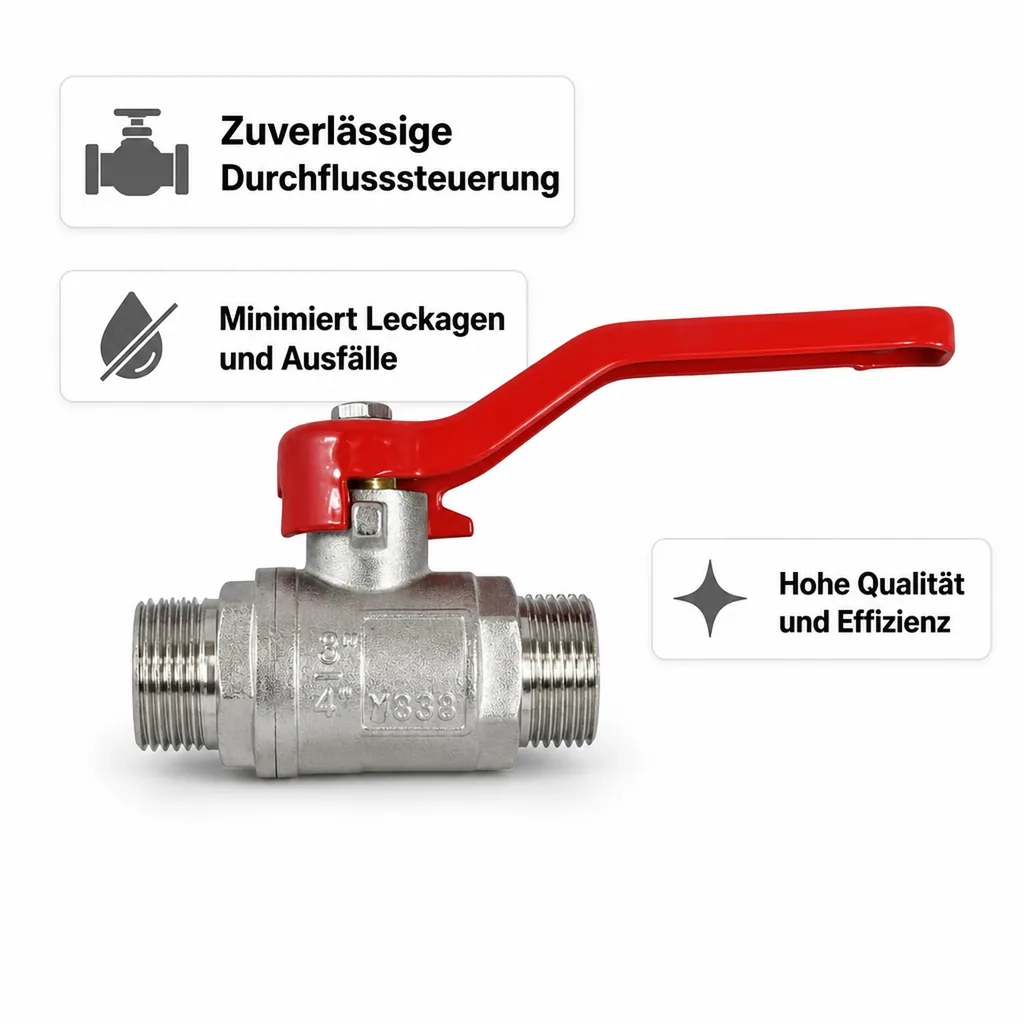 Hebel Kugelhahn AGxAG 3/4"
