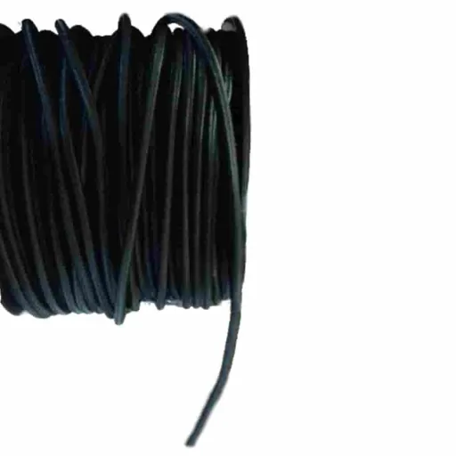 Expanderseil 8 mm, Schwarz, 20 Meter, UV-beständig, Abdeckplanen Befestigung