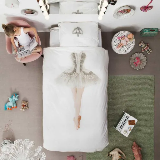 Snurk Mädchen Bettwäsche Ballerina 135 x200