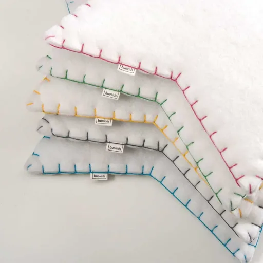 Buokids Softlampe Nachtlicht/Wandlampe Stern, Ausführung: Schnur & Stecker; Farbe der Naht: grau