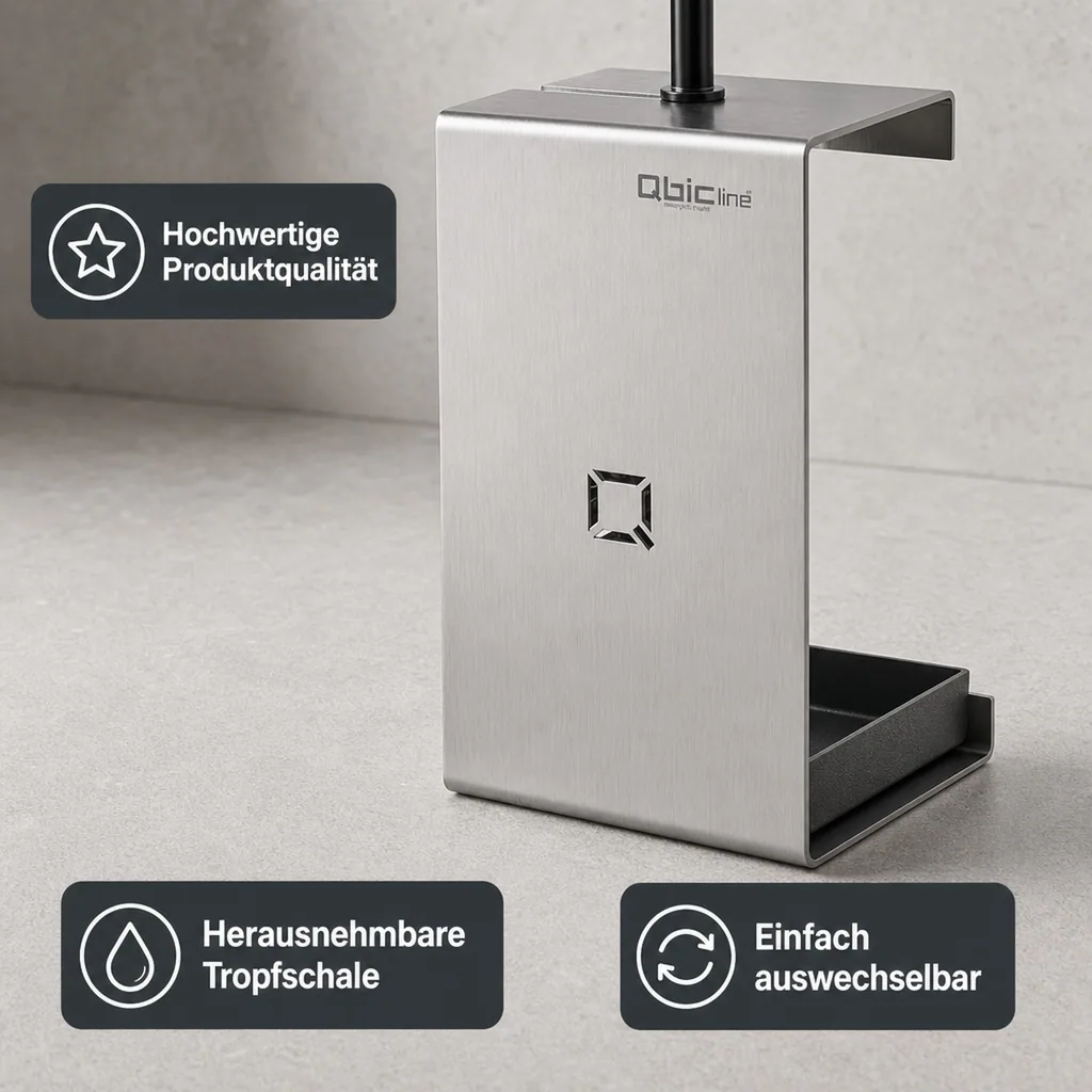 Toilettenbürstenhalter Edelstahl - QTBH SSL