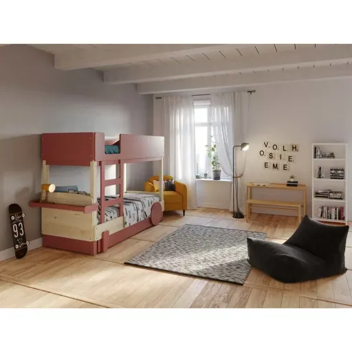 Mathy by Bols Etagenbett "Discovery" mit Bettschublade, Farbe Elemente: ocher