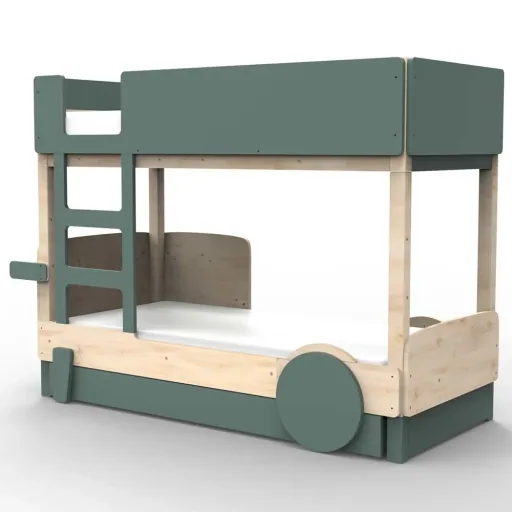 Mathy by Bols Etagenbett "Discovery" mit Bettschublade, Farbe Elemente: ocher