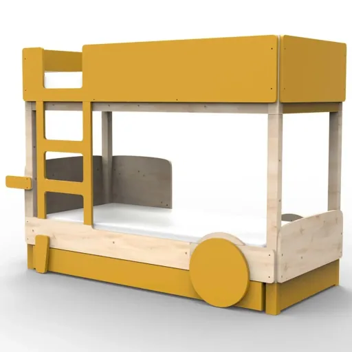 Mathy by Bols Etagenbett "Discovery" mit Bettschublade, Farbe Elemente: ocher