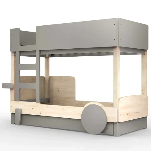Mathy by Bols Etagenbett "Discovery" mit Bettschublade, Farbe Elemente: ocher