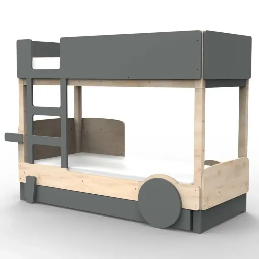 Mathy by Bols Etagenbett "Discovery" mit Bettschublade, Farbe Elemente: ocher