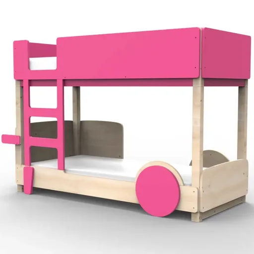 Mathy by Bols Etagenbett "Discovery", Farbe Elemente: summer pink