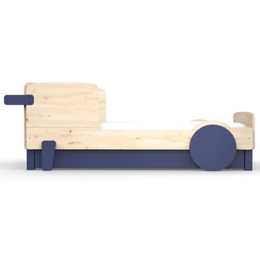 Mathy by Bols Einzelbett "Discovery" mit Bettschublade, Farbe Elemente: basalt grey