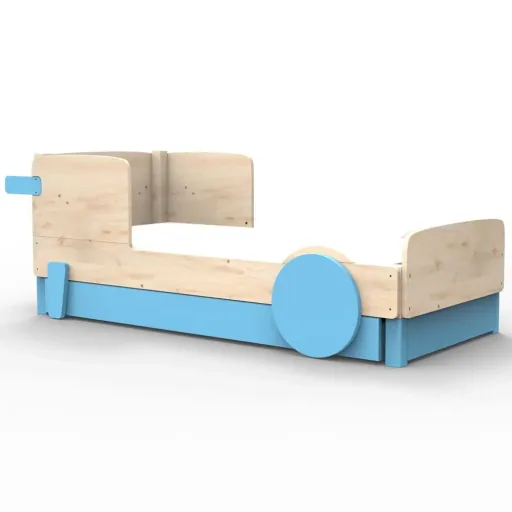 Mathy by Bols Einzelbett "Discovery" mit Bettschublade, Farbe Elemente: basalt grey