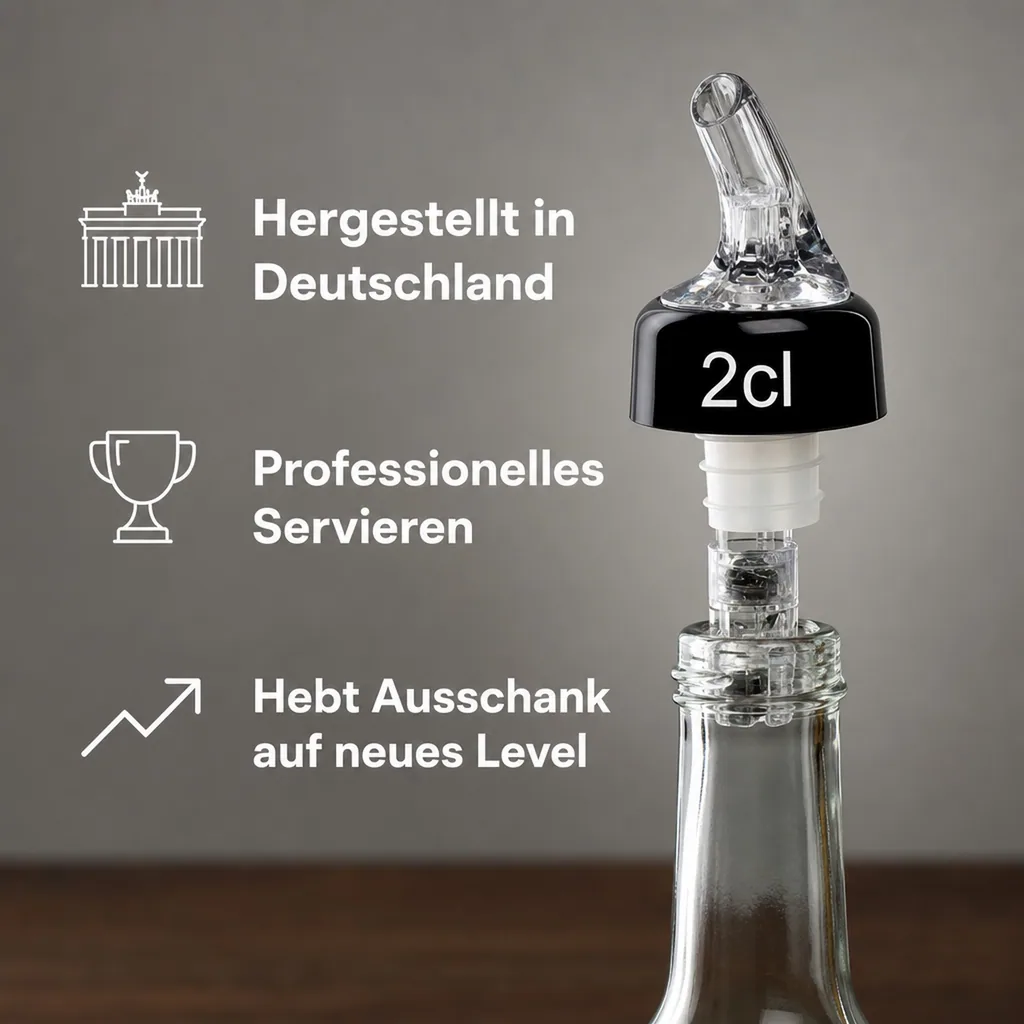 Portionierer, Spirituosen Dosierer - COMPACT, klar-transparent, Ausschankmenge: 30 ml