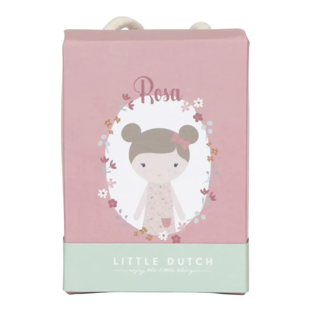 Little Dutch Stoffpuppe, Kuschelpuppe - Rosa, 10 cm