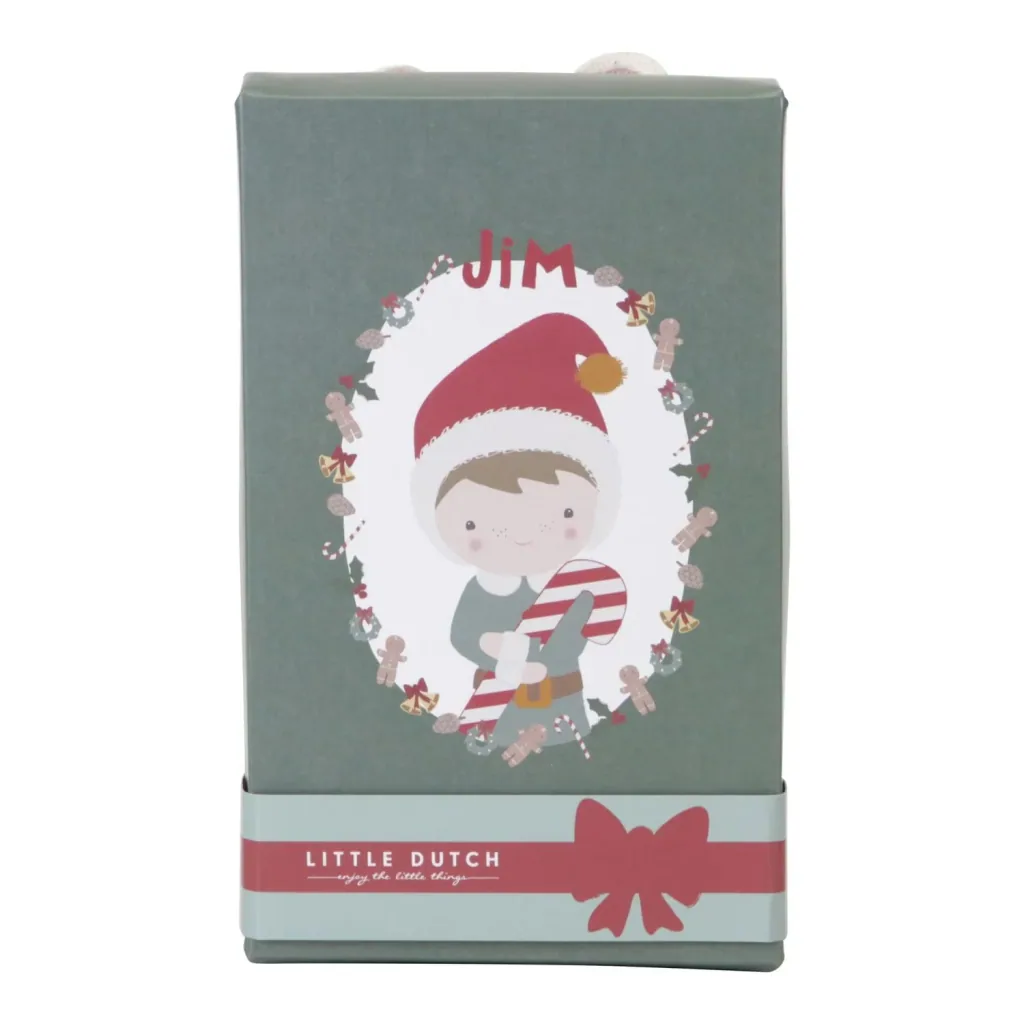 Little Dutch Stoffpuppe, Kuschelpuppe, Weihnachtspuppe - Jim 35 cm
