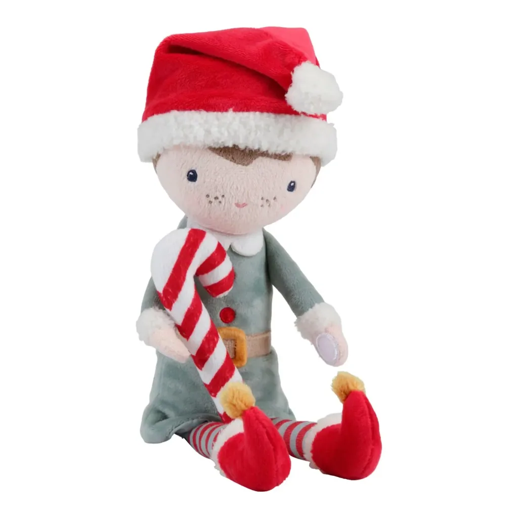 Little Dutch Stoffpuppe, Kuschelpuppe, Weihnachtspuppe - Jim 35 cm