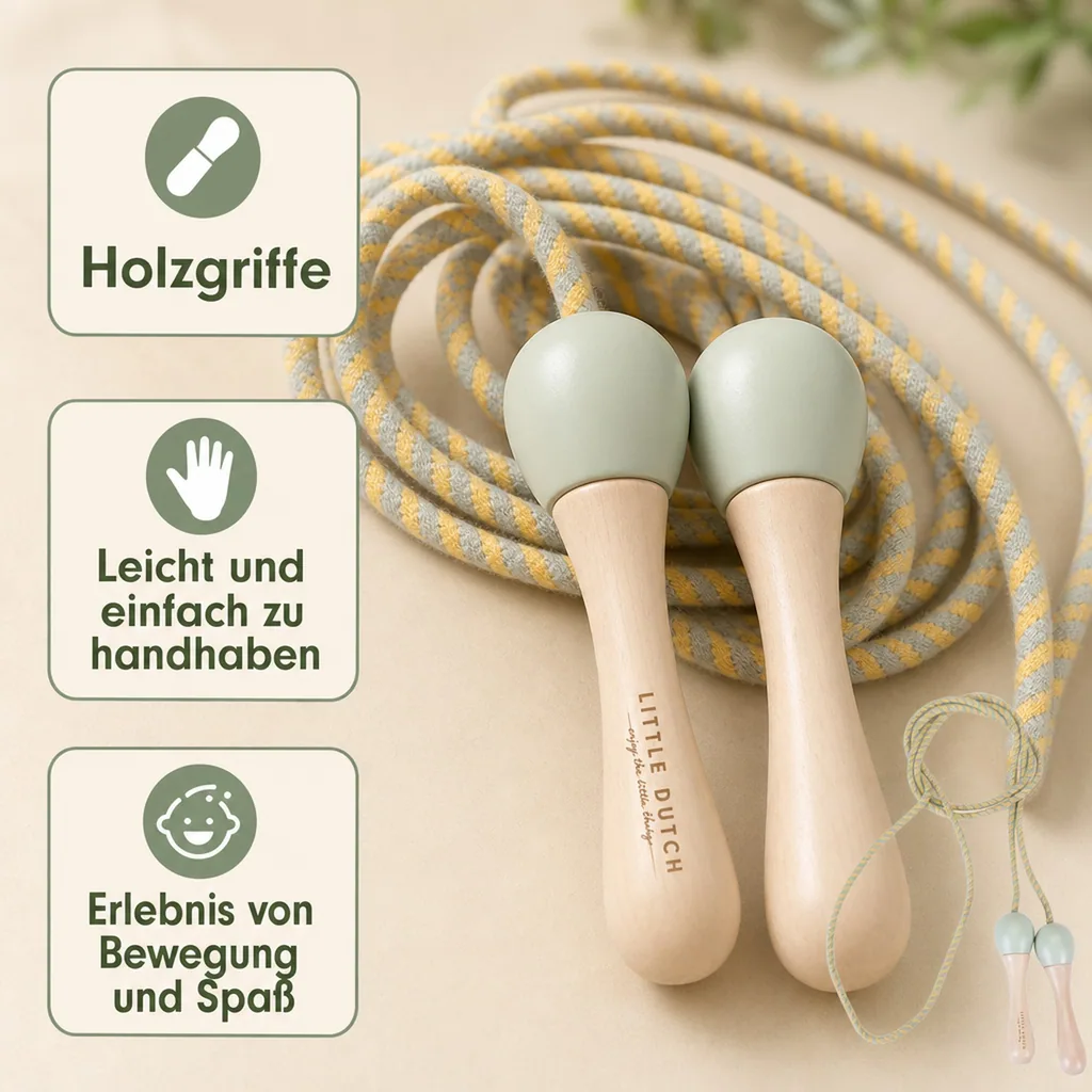 Little Dutch Springseil - Essentials, Mint