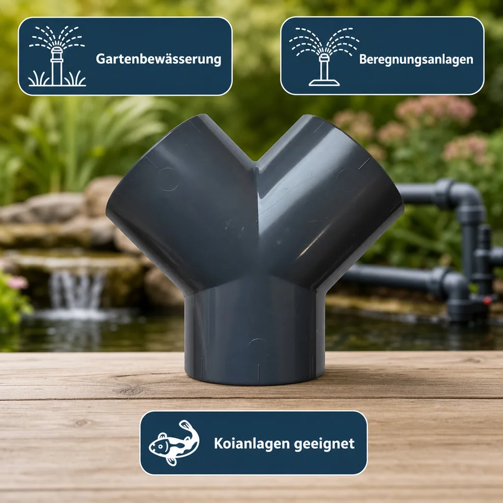 PVC - U Y-Stück 63 mm PN16