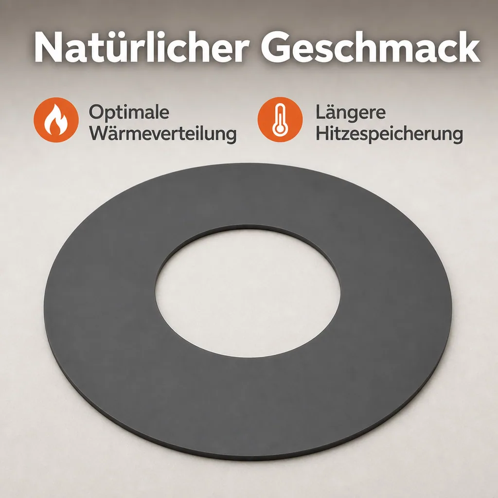 Grillplatte aus Naturstahl für Feuerschale 82 cm