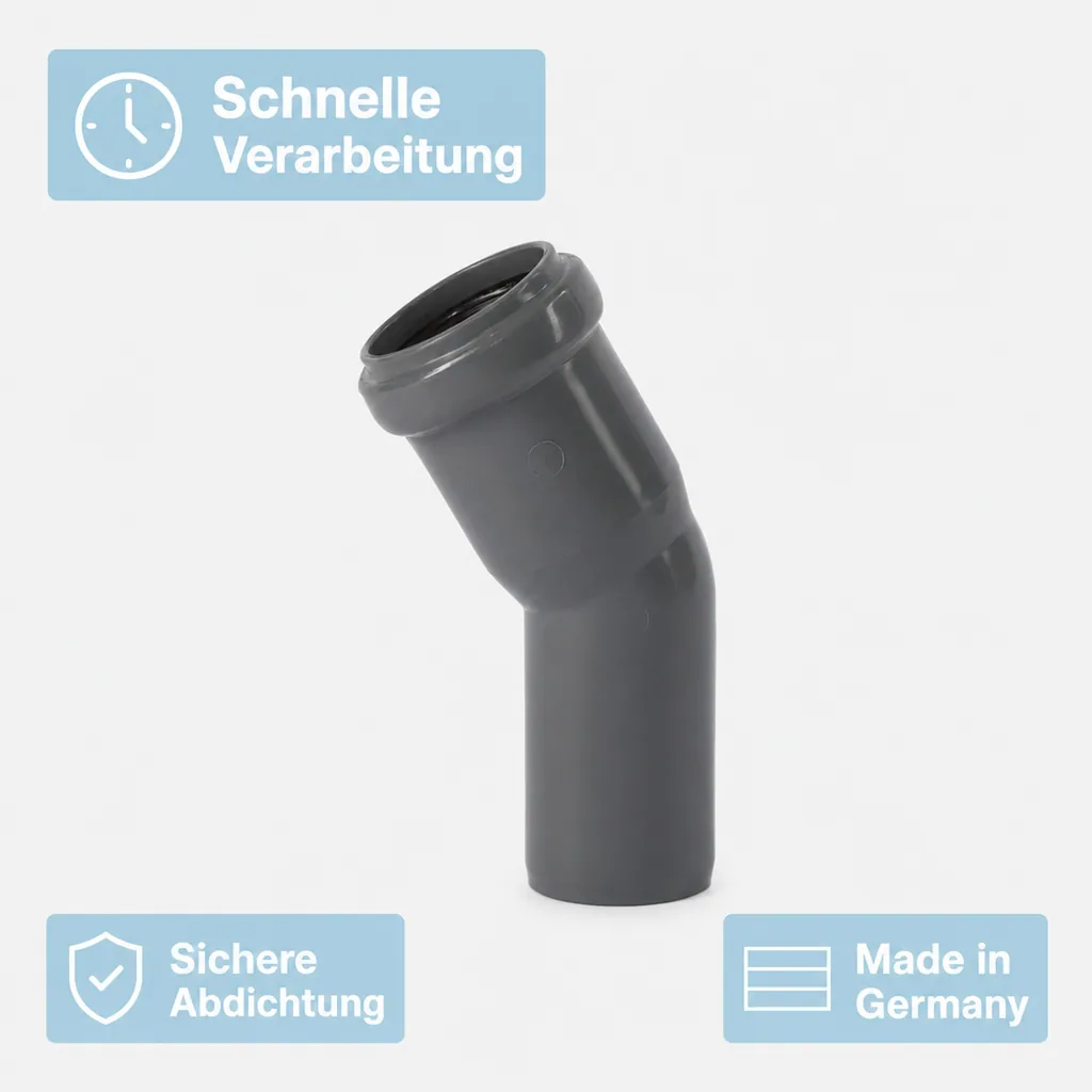 HTsafeB Bogen DN/OD 160    30 Grad