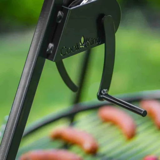 Schwenkgrill Set, Dreibein Grill 180cm, mit Grillrost 60cm