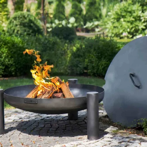 Feuerschale 80 cm, Garten, Stahl