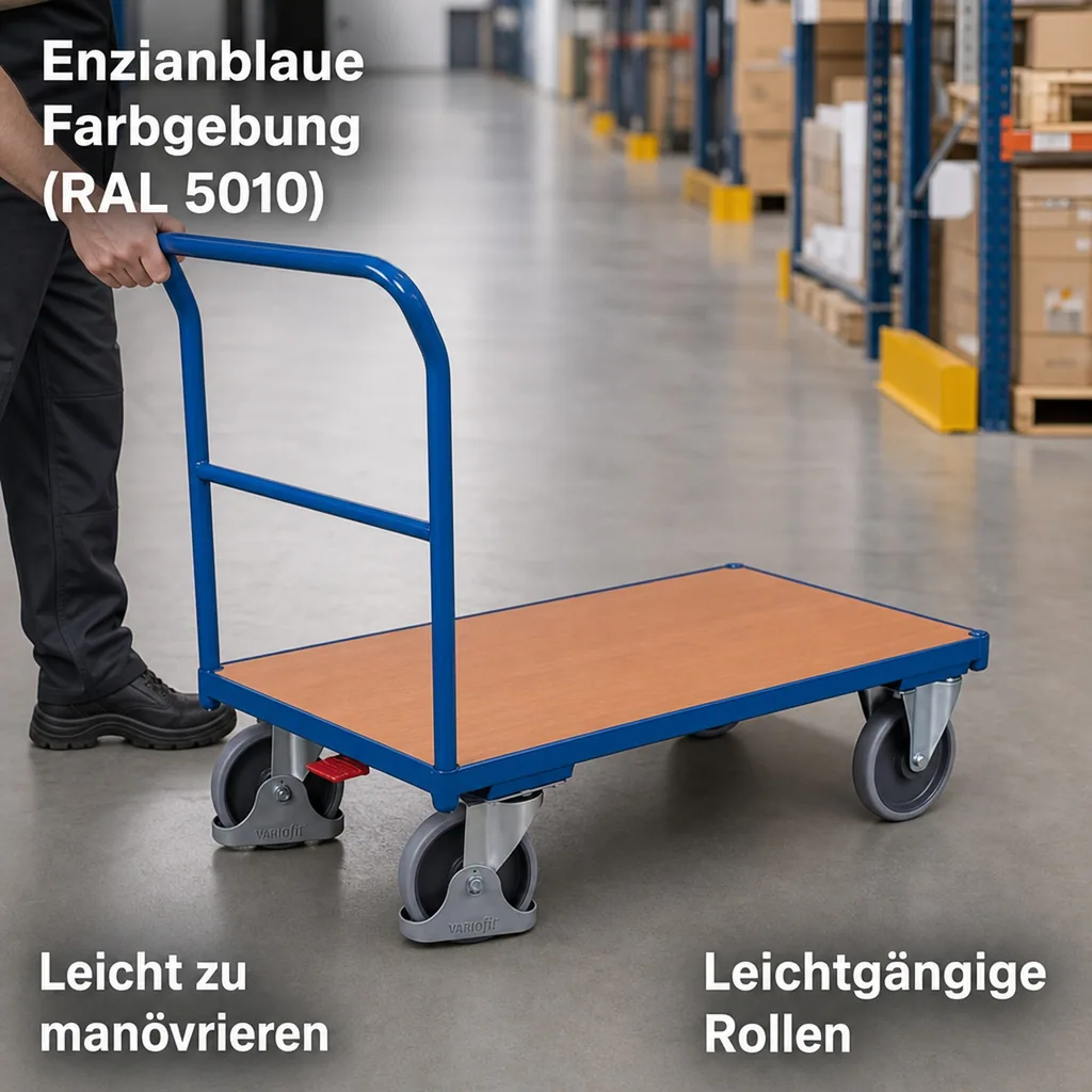 Schiebebügelwagen 500 kg Typ M + EasySTOP