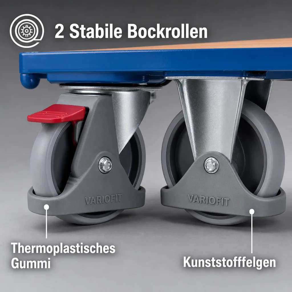 Schiebebügelwagen 500 kg Typ M + EasySTOP