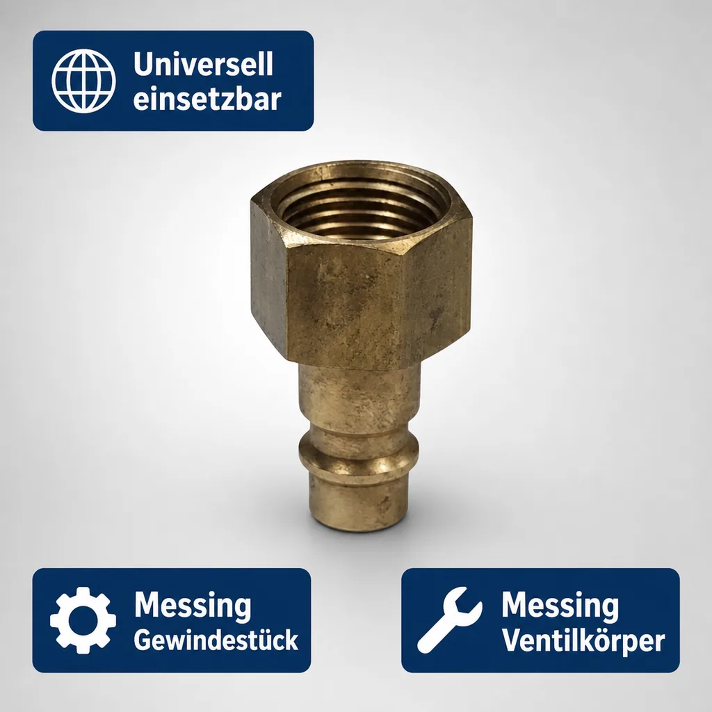 Druckluft Stecker 3/8" Innengewinde