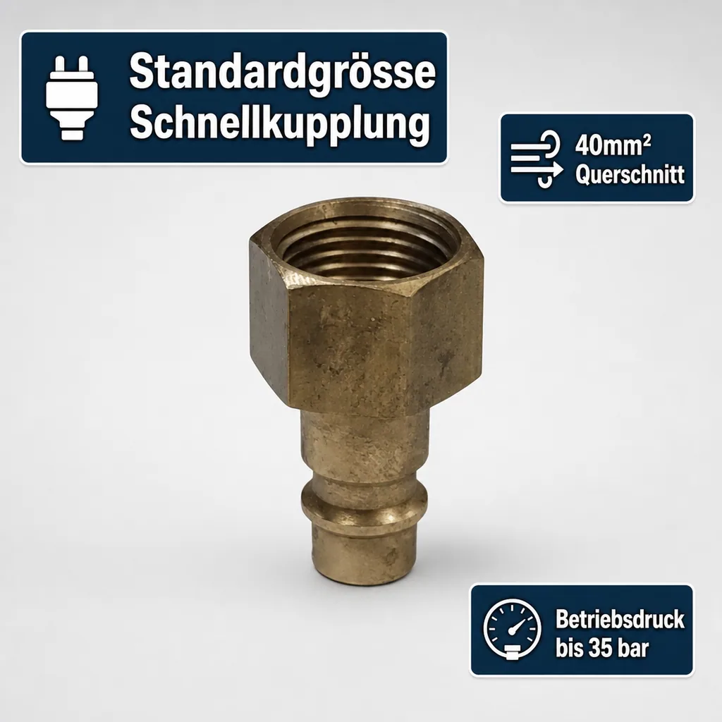 Druckluft Stecker 3/8" Innengewinde