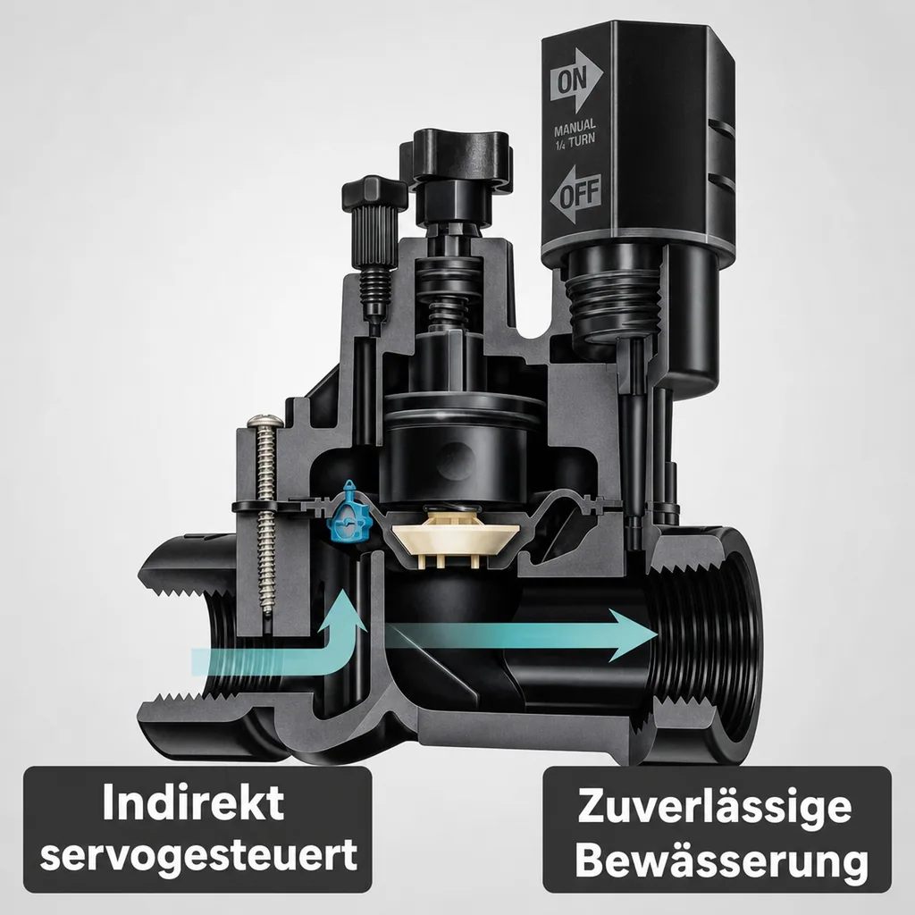 Magnetventil Typ 100-DV 1" IG