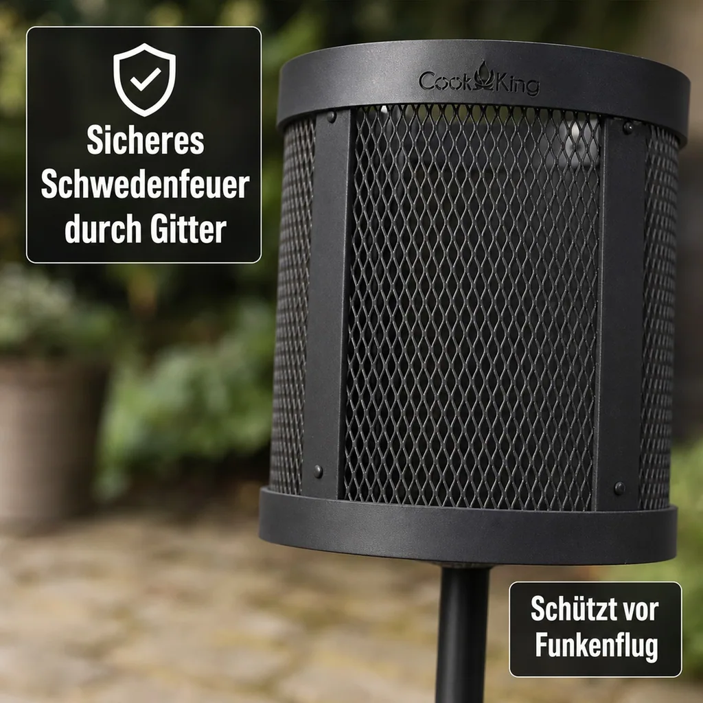 Feuerkorb, Schwedenfeuer, Feuerkorb Garten, Feuerstelle