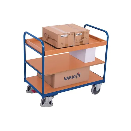 Werkstattwagen, Etagenwagen, 250 kg Traglast, mit 1 Tablett, 2 Böden