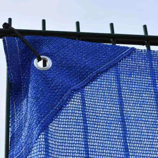 Bauzaunnetz blau 1,80m x 3,45m, Sichtschutznetz, Bauzaunblende