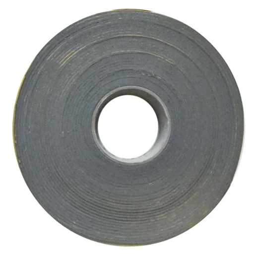 Kautschukband, selbstklebend, grau, 3mm x 50mm x 15m, Isolierband