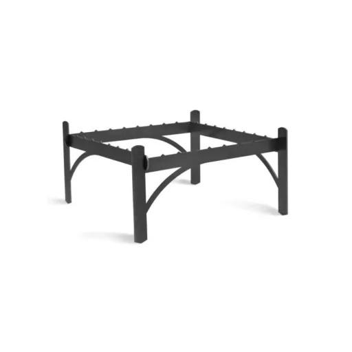 Pfannenständer, Pfannenhalterung, 50 cm Naturstahl, Ständer für Grill