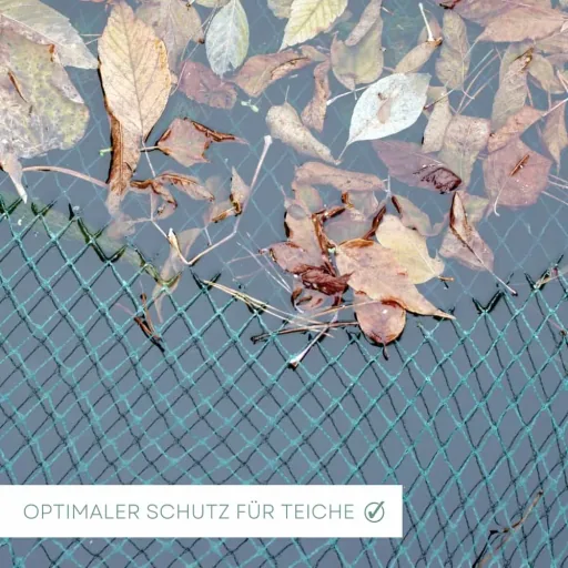 Teichschutznetz 6x8m 48m², engmaschiges Teichnetz