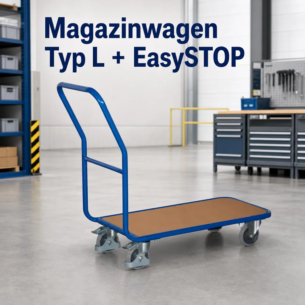 Magazinwagen Typ L + EasySTOP