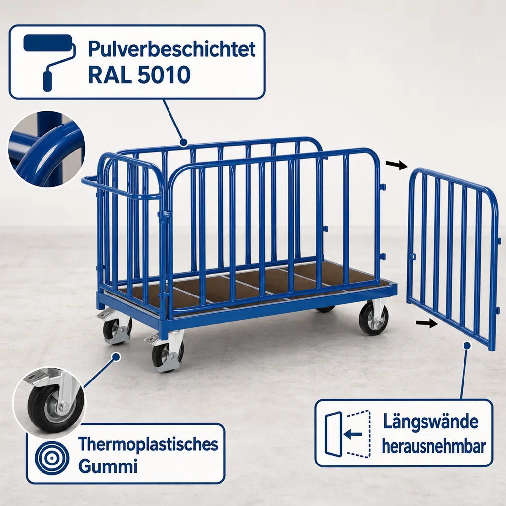 Streben Vierwandwagen 500 kg Typ S (TG)