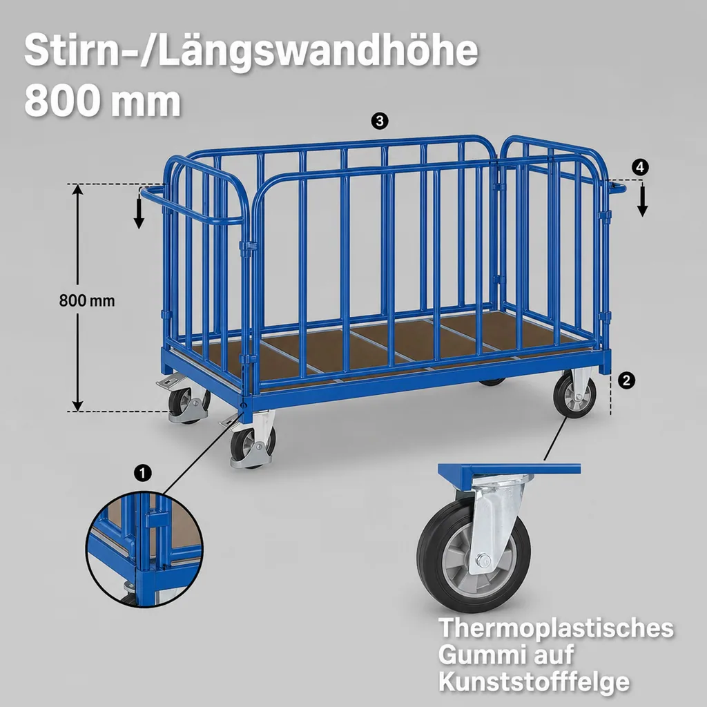 Streben Vierwandwagen 500 kg Typ S (TG)